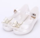 Sandales en caoutchouc pour filles avec papillon 3