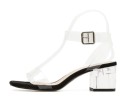 Sandales pour femmes avec talon transparent 7