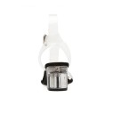 Sandales pour femmes avec talon transparent 4