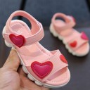 Sandales pour filles avec des cœurs 3