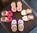 Sandales pour filles avec fleur 2