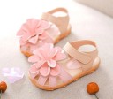 Sandales pour filles avec fleur 4