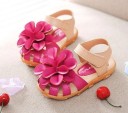 Sandales pour filles avec fleur 5