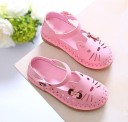 Sandales pour filles avec un chat 2