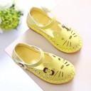 Sandales pour filles avec un chat 4
