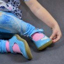 Sandales pour filles avec un oiseau 8