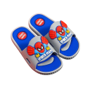 Sandales pour garçons avec motif Spider-Man Chaussures pour enfants souples avec semelle antidérapante Chaussures d'été pour garçons Sandales de bande dessinée confortables 3