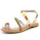 Sandali da donna con fiori 5