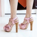 Sandali da donna con piattaforma e stampa floreale 6