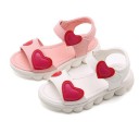 Sandálias de menina com corações 4