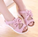 Sandálias de menina com laço 1