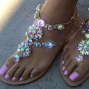 Sandalias de mujer con gemas 13