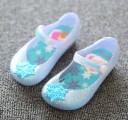 Sandalias de niña con copo de nieve 2