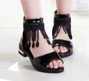 Sandalias de niña con flecos 3