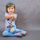 Sandalias de niña con pájaro 1