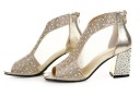 Sandalias elegantes para mujer con pedrería 4