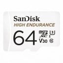 SanDisk High Endurance microSDXC Memory Card 64 GB UHS-I Class U3 V30 and Class 10 White For Camera and Mobile For Video Recording 1
