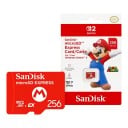 SanDisk microSD Express 256 GB Pro Nintendo Switch 2 Lesen bis zu 880 MB/s microSDXC Rot mit Mario-Motiv Für Spiele und Daten 3