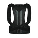 Sangle corrective rigide noire pour adultes pour le dos Ceinture corrective pour le maintien du corps Aide orthopédique pour la colonne vertébrale 1