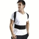 Sangle corrective rigide noire pour adultes pour le dos Ceinture corrective pour le maintien du corps Aide orthopédique pour la colonne vertébrale 2