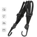 Sangle de fixation élastique avec crochets 90 cm Sangle en caoutchouc réglable et robuste pour sécuriser des charges, des bagages et des cartons lors 3