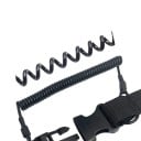 Sangle de plongée pour caméra Élastique rétractable avec boucle Extension jusqu'à 150 cm TPU et nylon Noir Pour la plongée et les sports nautiques 4