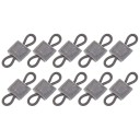 Sangle élastique MOLLE tactique Boucles tactiques pour attacher des sacs Supports tactiques élastiques 10 pcs 7