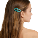 Sangle magnétique pour cheveux 7,5 × 3 cm Forte tenue Antidérapante Clip professionnel pour le coiffage et la séparation des cheveux 2