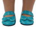 Sapatos com laço para boneca 7
