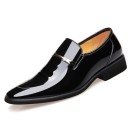 Sapatos de pele lacada para homem J1505 2