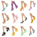 Sapatos e sandálias para boneca 12 pares 3