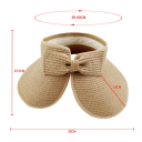 Șapcă de plajă pliabilă din paie pentru femei, cu boruri lățime 54-58 cm, cu fundă, protecție UV, fără partea de sus, primăvară-vară, pentru adulți 7