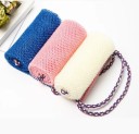 Săpun exfoliant pentru corp 14x77 cm lufă din nylon cu plasă, burete de peeling pentru duș și îngrijirea pielii 1