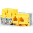 Sarokcsatlakozó CAT 5e RJ45 hüvely 2 db 4