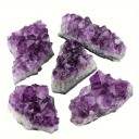 Sasso grezzo di ametista 2–5 cm Minerale naturale irregolare Decorazione Altare domestico Pietra preziosa Regalo Cristallo per rilassamento 1