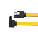 SATA 3.0-Datenkabel, 39 cm, für Festplatten, schnelle Übertragung, 6 Gbit/s, rechtwinkliger abgewinkelter Anschluss, Kompatibilität mit SSD 4