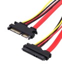 SATA data- en stroomverlengkabel - 0,3 m 2