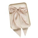 Satinhårrosett 40 x 21 cm Elegant hårprydnad Dammodeaccessoar Mjuk glans Snygg knytning Bekväm att bära 13