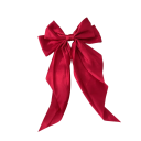 Satinhårrosett 40 x 21 cm Elegant hårprydnad Dammodeaccessoar Mjuk glans Snygg knytning Bekväm att bära 5