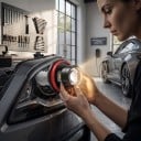 Sats 2 st LED dimljuslampor 9012 HIR2 20 000 lm 3000 K Gult ljus Projektorlinse Ribbad kylare För dimljus på bilen 6