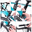 Sats med barnhandtag och sadel för cykel med ramfäste justerbar konstruktion 23 × 20 cm för cykling med barn 6