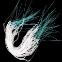 Sats med tandtrådsträdare 50 st för tandställningar och interdentalt rengöring plastfiber vit utförande för munhygien 6