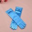 Satynowe rękawiczki dziecięce długie 7