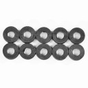 Satz 10x Gummidurchführungen für Motorradverkleidungen 18,5x9 mm Schwarze Silentblöcke für Yamaha Honda Suzuki Kawasaki Universelle Gummidurchführungen 2