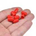 Satz von Schutzkappen für SMA-Stecker 100 Stück gummi rot zum Schutz vor Staub, Feuchtigkeit und Schmutz 2