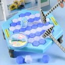 Sauvez le pingouin Jeu de frappe sur la glace 17 x 15 cm Jeu de société interactif pour enfants Briser la glace Jeu de réaction logique Amusement familial 2