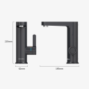 Scaldabagno elettrico istantaneo da rubinetto 3200W 220V Scaldabagno da cucina ad flusso in plastica ABS Display della temperatura Risparmio energetico 2