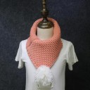 Scaldacollo in lana per bambini con pompon J599 5