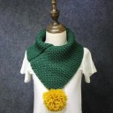 Scaldacollo in lana per bambini con pompon J599 9