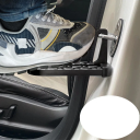 Scaletta a gancio per porte auto 15 x 7,7 cm Lega di alluminio Capacità 250 kg Accessori auto pieghevoli Punta per frantumare vetro 5